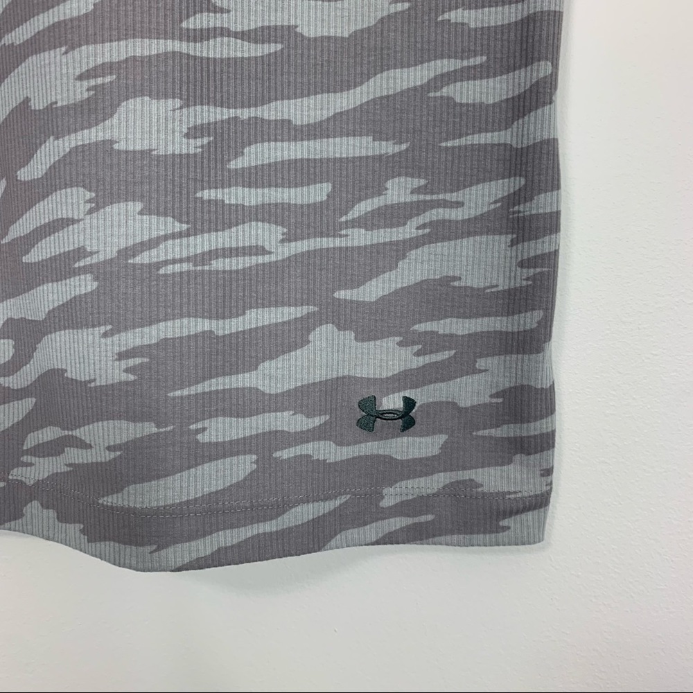 Under Armour Fitted Gray Camo Tank Top Size Small - Picture 5 of 9